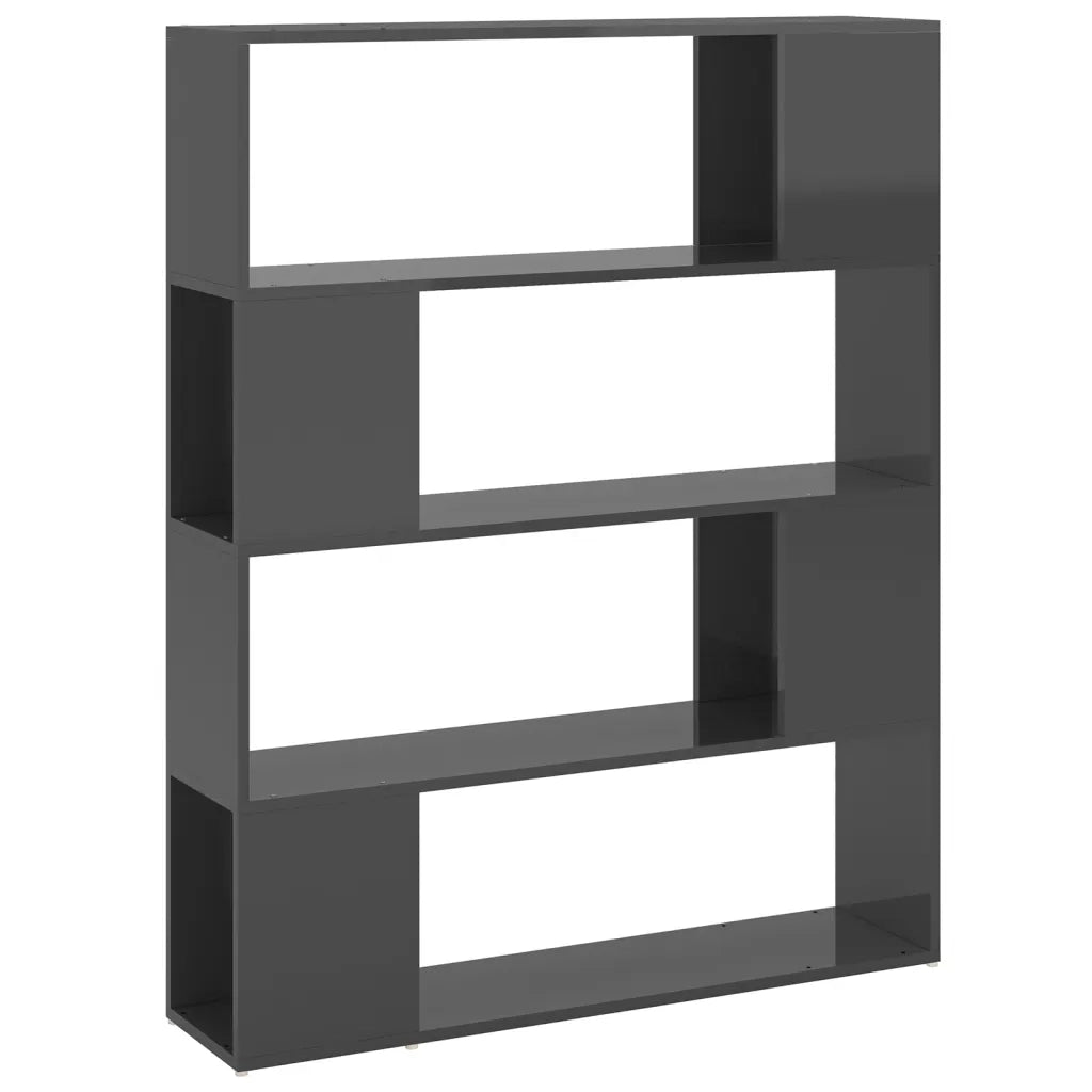 Libreria/Divisorio Grigio Lucido 100x24x124 cm cod mxl 18294