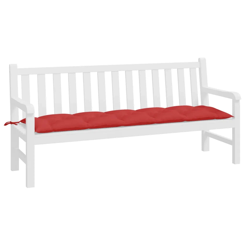 Cuscino per Panca-Cuscini per panchina Rosso 180x50x7 cm in Tessuto Oxford