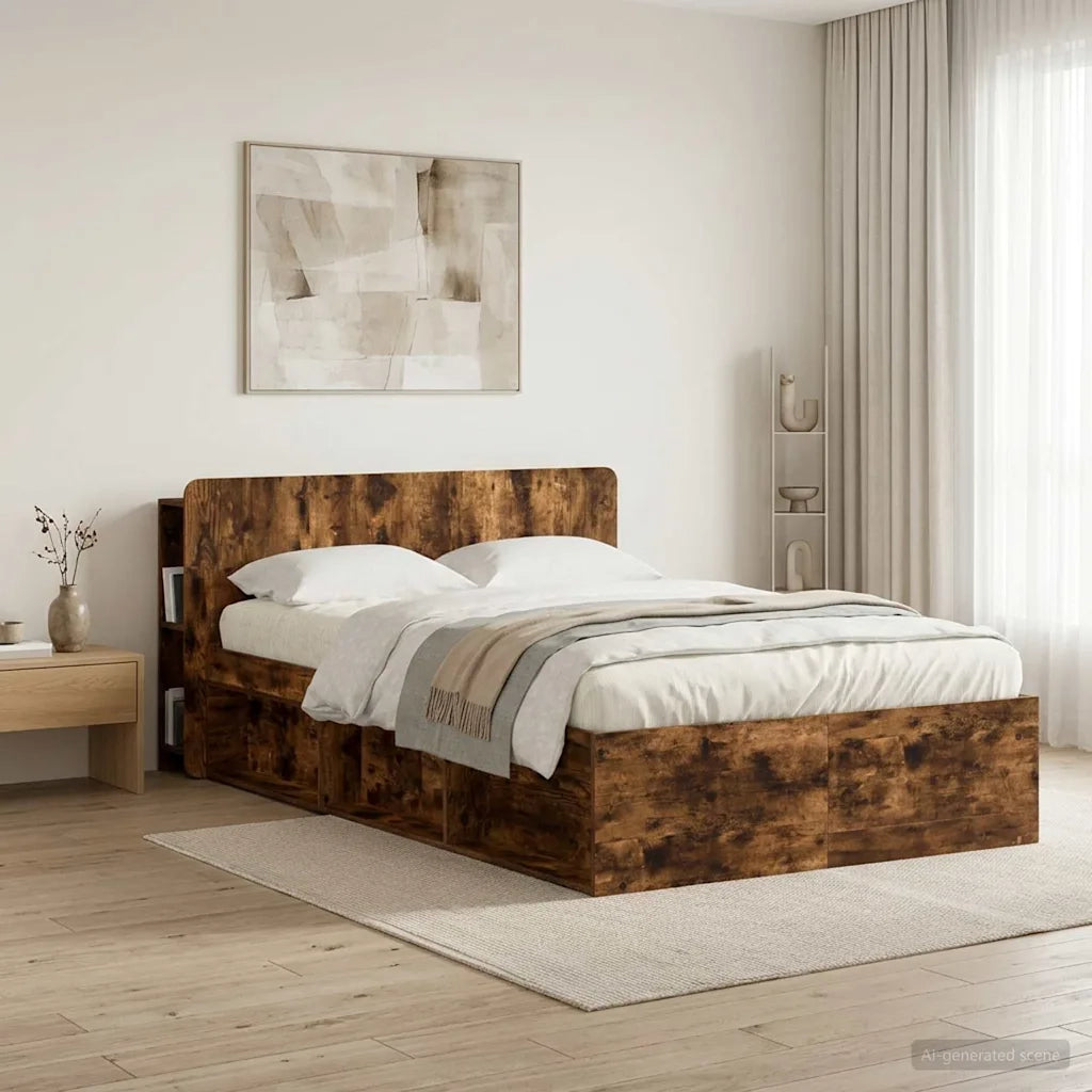 Testata del letto Rovere Fumo Legno ingegnerizzato 8001206