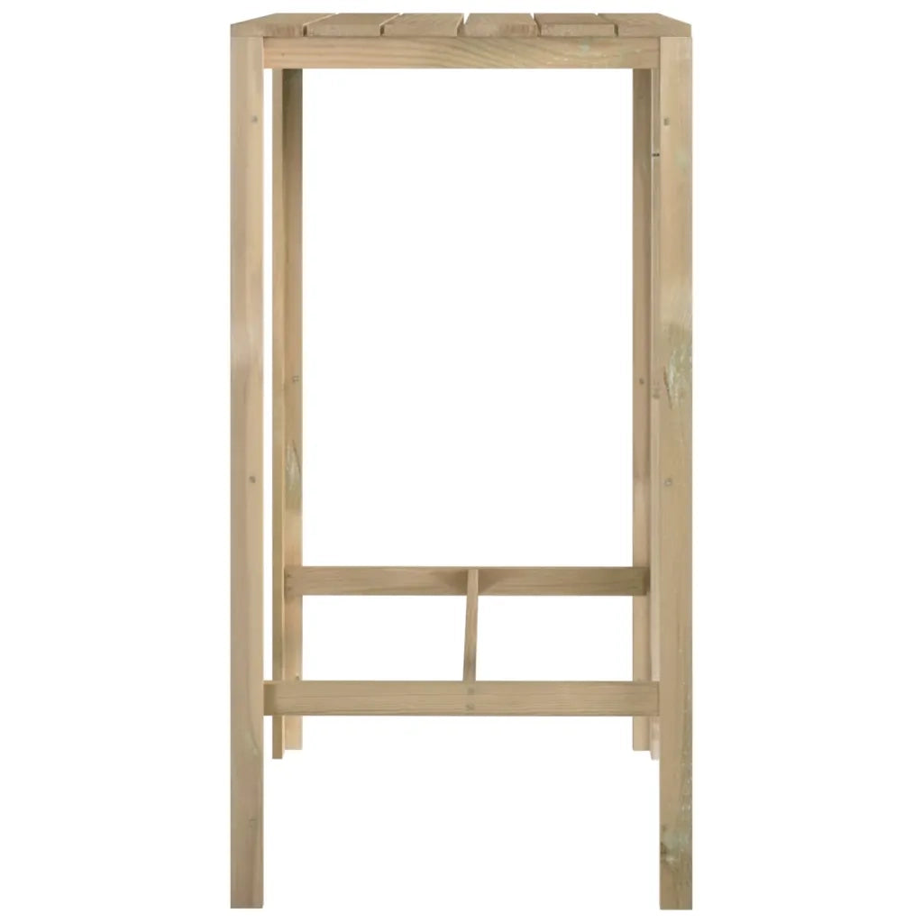 Tavolo da Bar 60x60x110 cm in Legno di Pino Impregnato cod mxl 34287