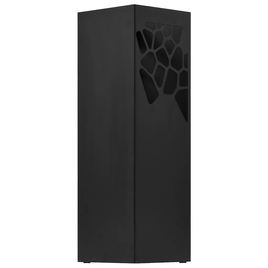 Porta Ombrelli Stile Pietre in Acciaio Nero 246798