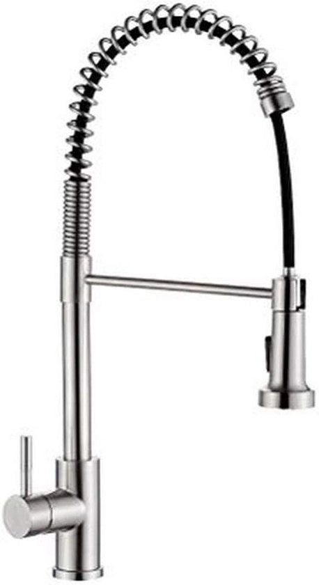 Rubinetto da Cucina con Mixere Removibili a Distanza - Acciaio Inox