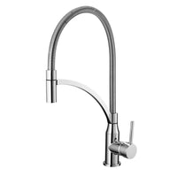 Rubinetto lavello a bocca alta con doccetta estraibile, serie atlanta