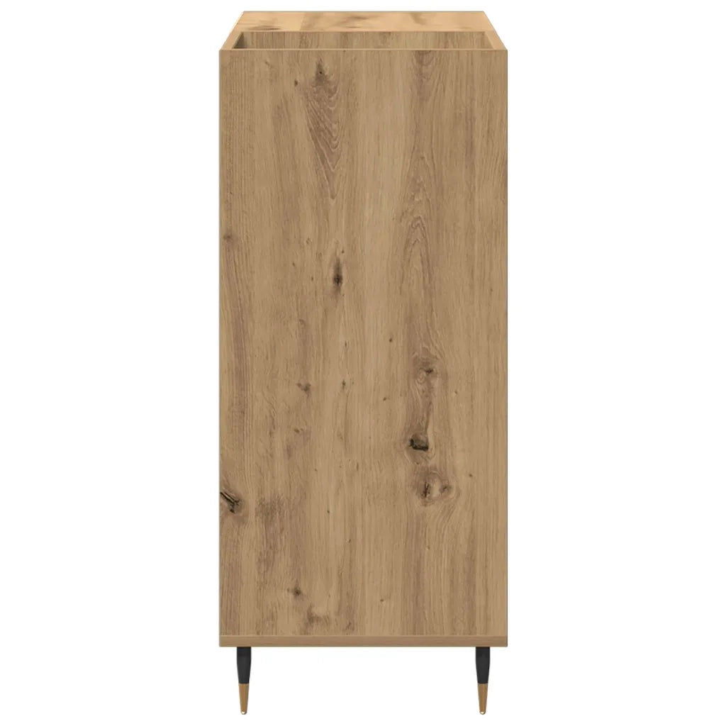 Mobile porta vinili rovere artigianale 85 x 38 x 89 cm 862909