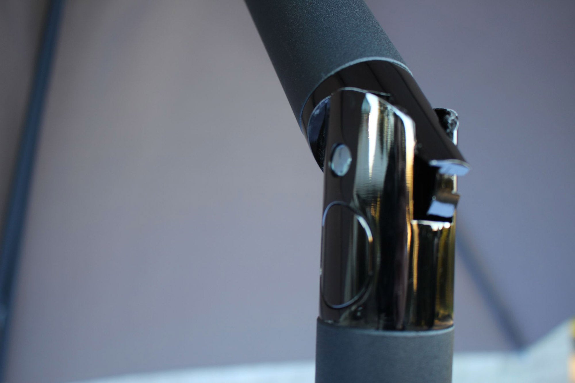 Ombrellone da Giardino 3x2 m Palo Ø35 mm in Alluminio Maffei Kronos Tortora