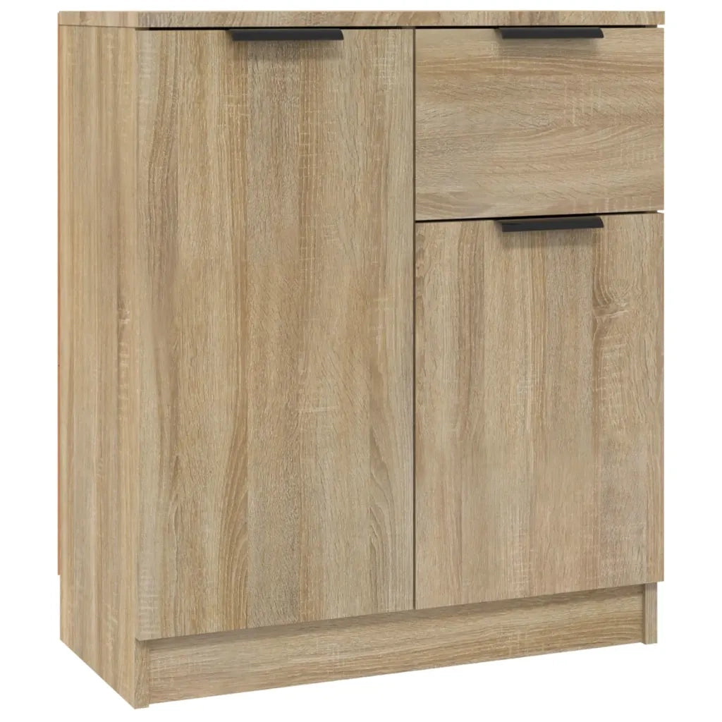 Credenze 2 pz Rovere Sonoma 60x30x70 cm in Legno Multistrato