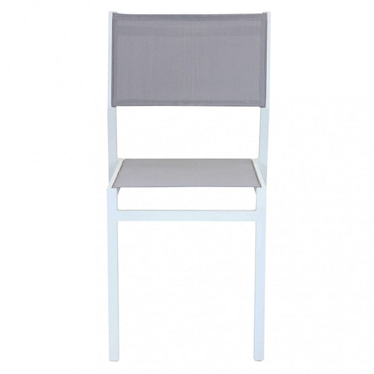 Sedia da Giardino Avana 46x57x85 h cm in Textilene Bianco
