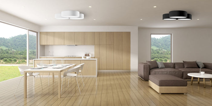 Lampada App878-c Triple Black 3x40cm