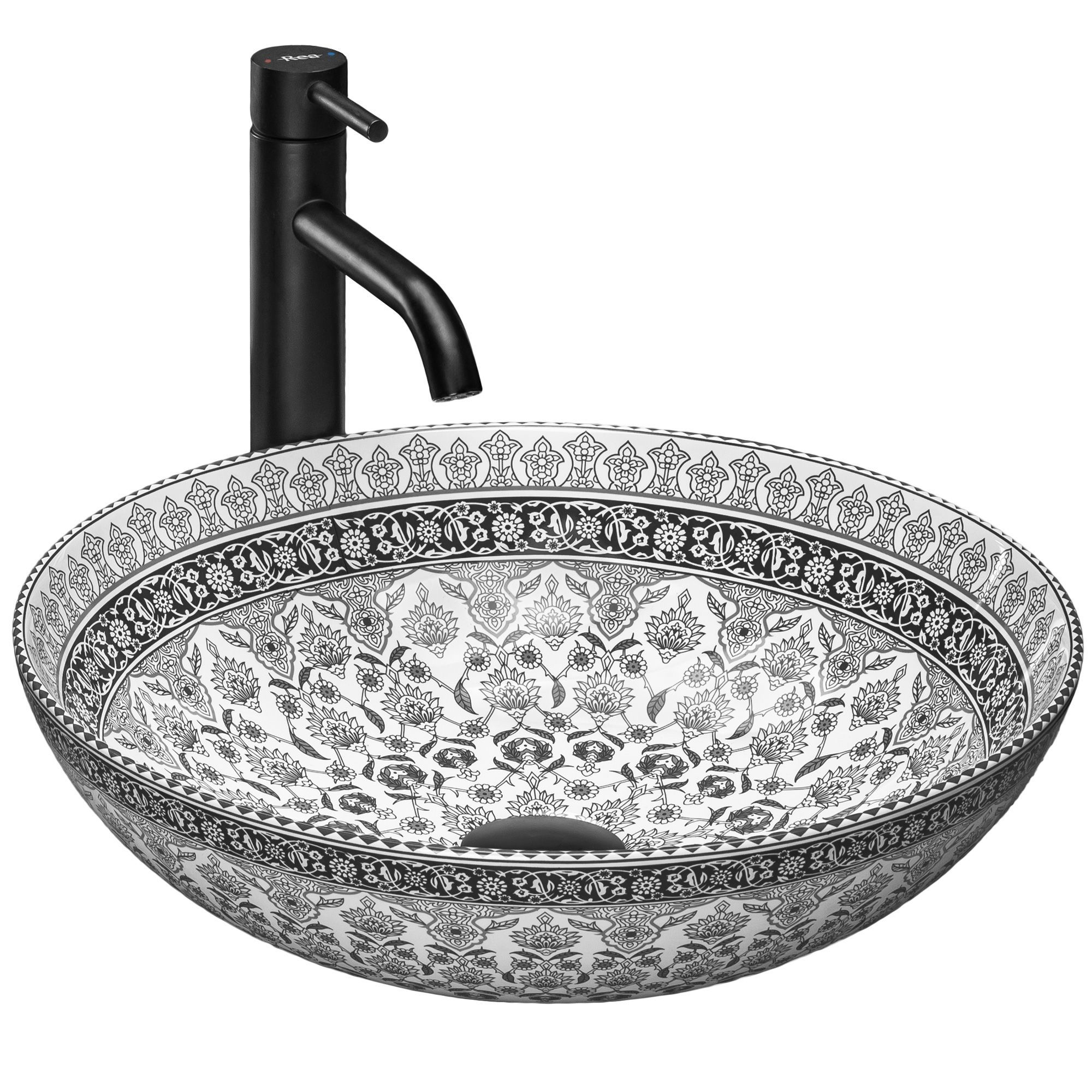 Lavabo Da Appoggio Rea Arte Dark Grey
