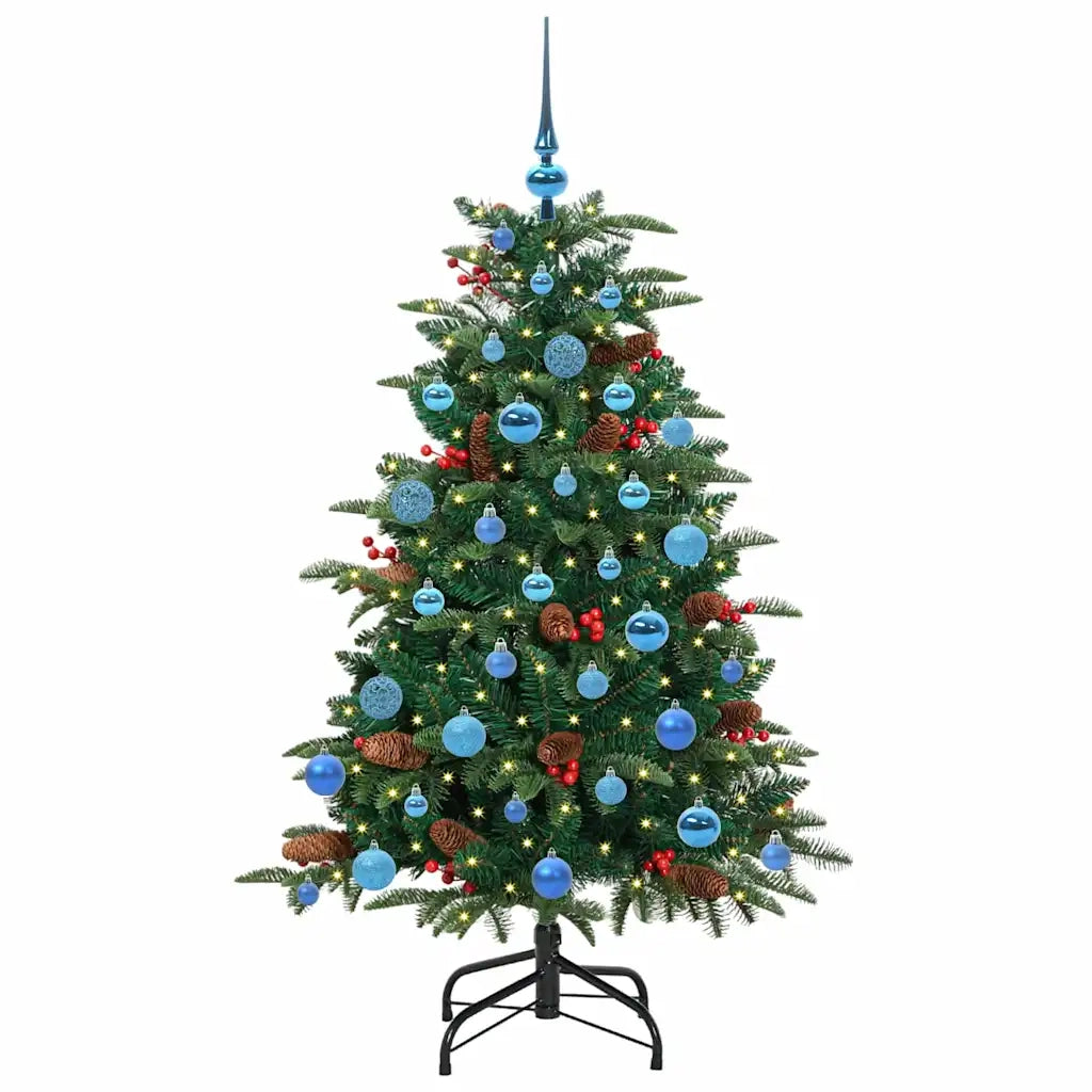 Albero di Natale | Decorazioni natalizie artificiale con 150 LED Verde 150 cm
