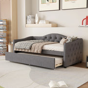 Letto a scomparsa 90x200 cm - Xylo - Grigio, divano letto, letto a panca