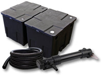 set per laghetti filtro a 2 camere 60000l chiarificatore UVC serie 6 da 36W tubo 5m