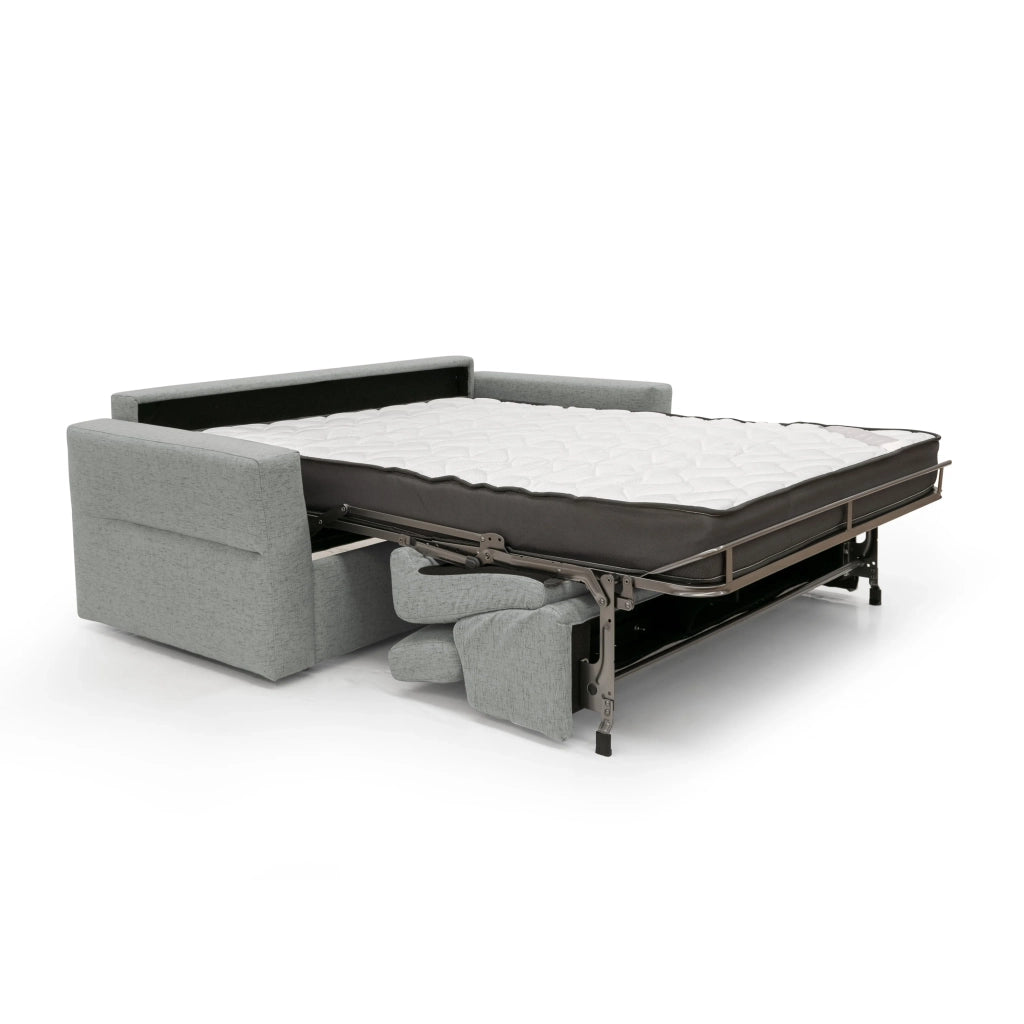 Avalon Divano letto con materasso H18 200 cm (mat. 140x197 cm) beige