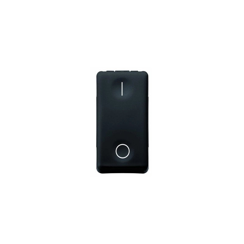 INTERRUTTORE BIPOLARE 'SISTEM' 16Ax 250V - Nero - GEWISS