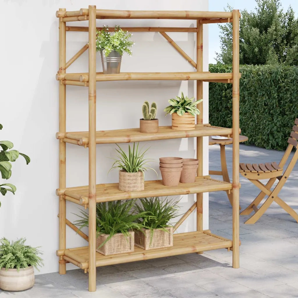 Scaffale 5 Ripiani 100x40x150 cm in Bamb¨´ CFW3346691