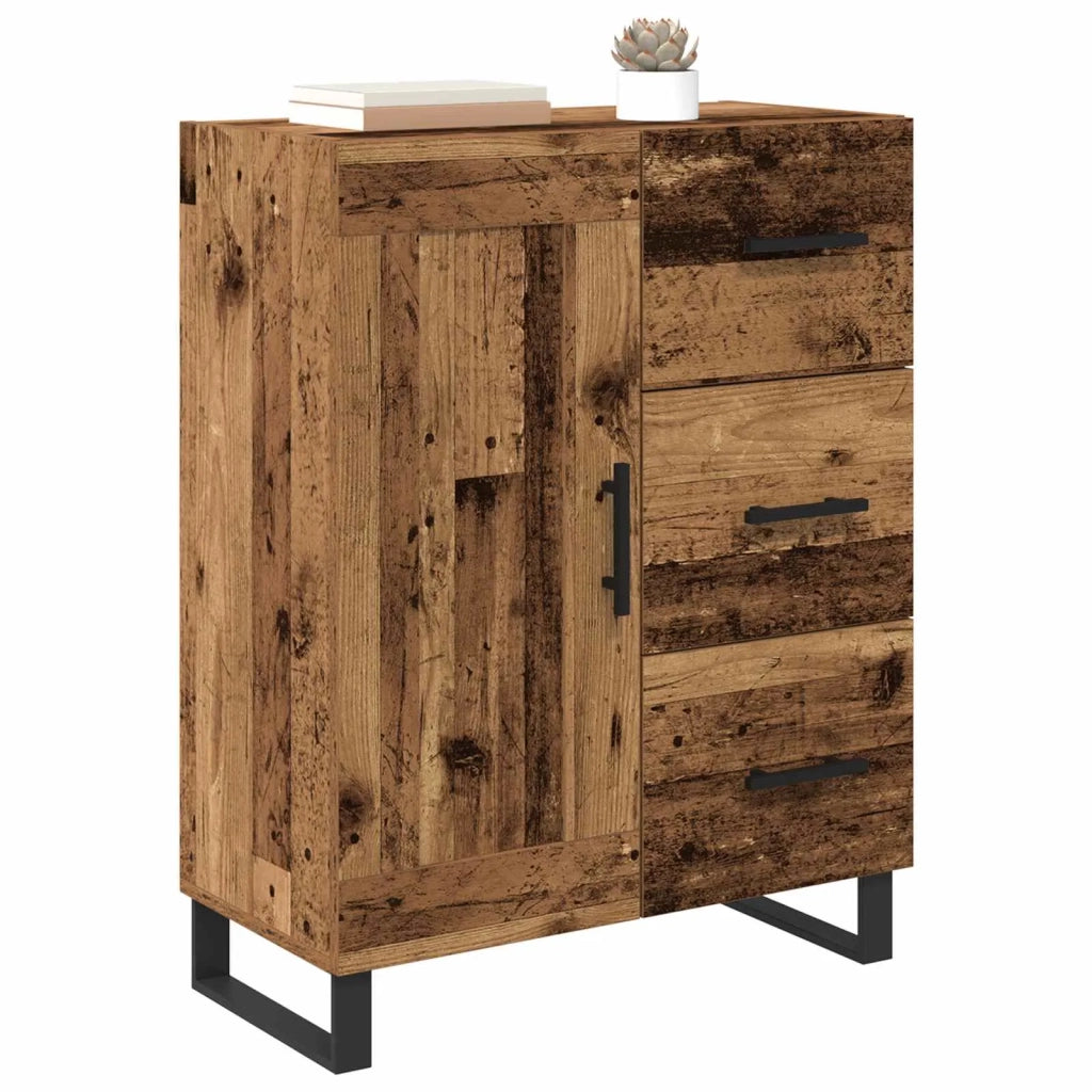 Credenza | Madia | Buffet da pranzo | Armadio da pranzo con cassetto Legno vecchio 69,5 x 34 x 90 cm
