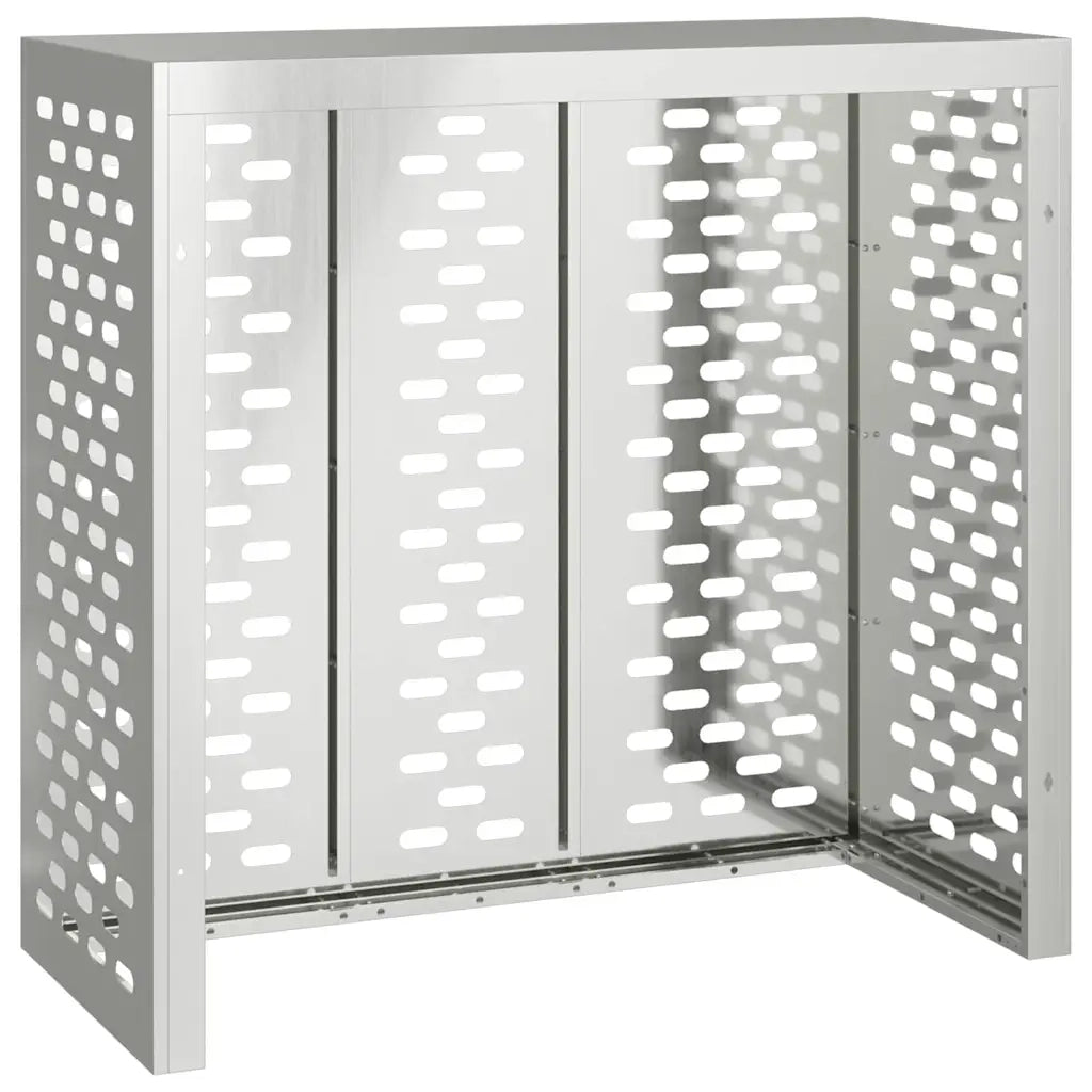 Copertura per condizionatore d'aria Argento 110 x 50 x 105 cm 865916