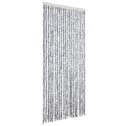 Zanzariera Bianco e Grigio 90x220 cm Ciniglia CFW2558026