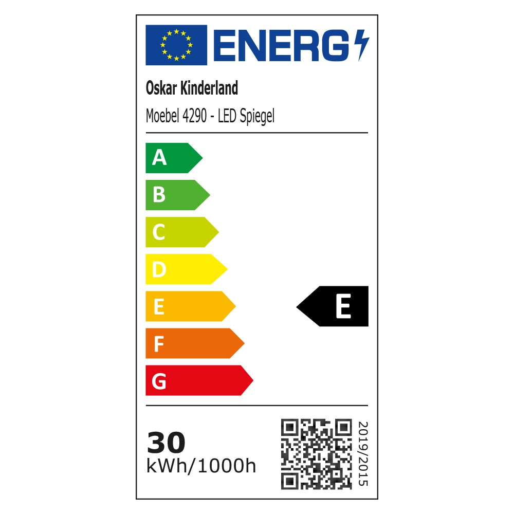 Vicco Tavolo da toeletta Bianco 120 cm con specchio LED e panca