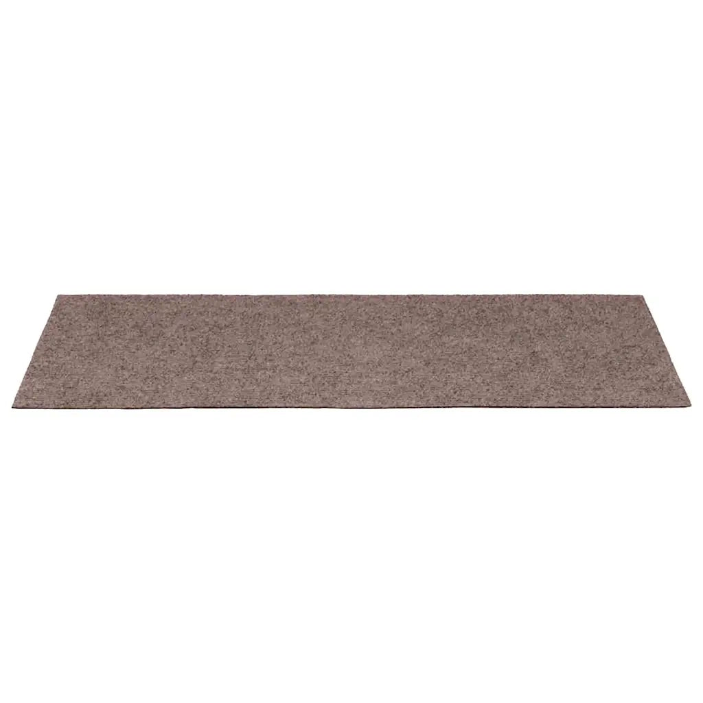 Tappetini per Scale Tessuto Agugliato 15 pz 65x21x4 cm Marroni cod mxl 58360