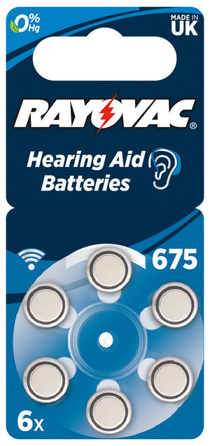 varta batteria acustica 675 bl.6pz. cod:ferx.93494