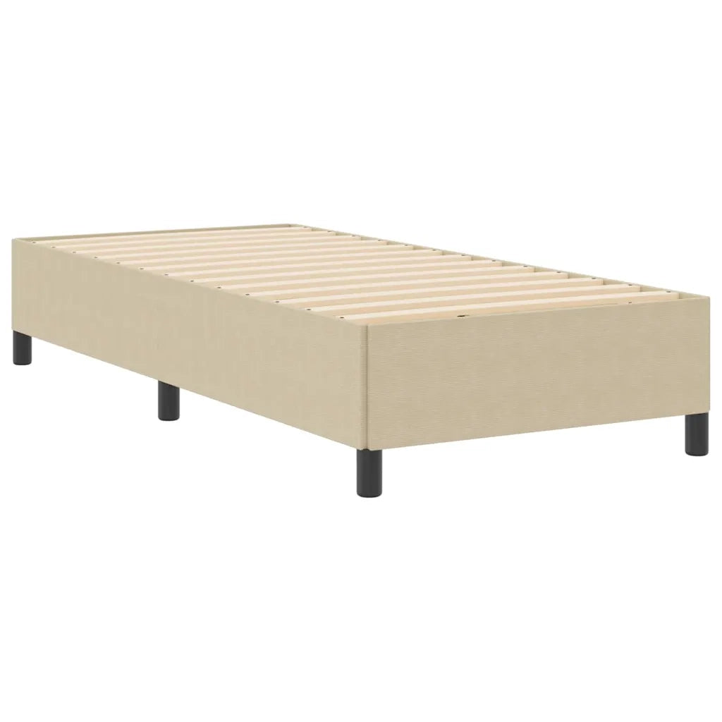 Letto a molle Grigio Verde 90 x 200 cm Tessuto in Cords 42006951