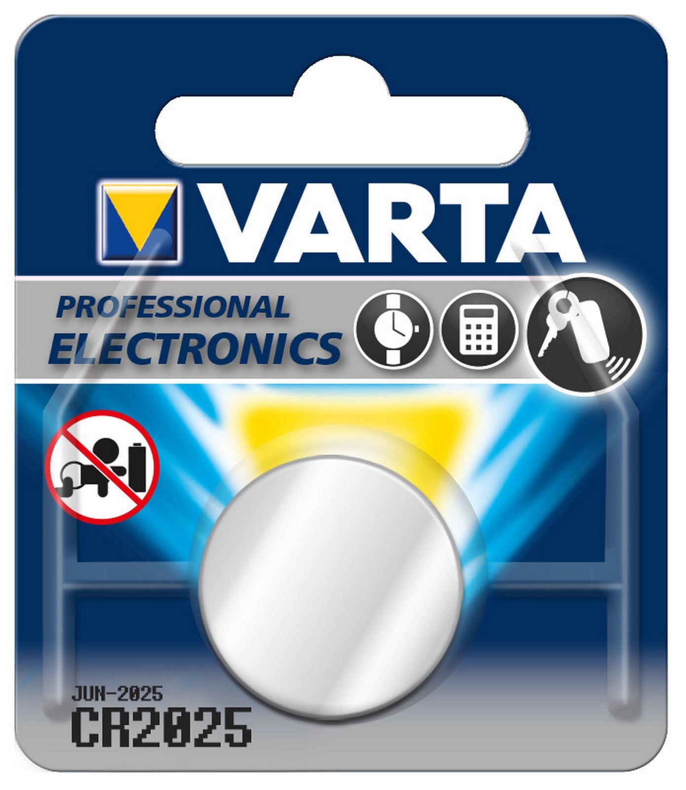 varta batteria a bottone cr2025 bl.1pz cod:ferx.93498