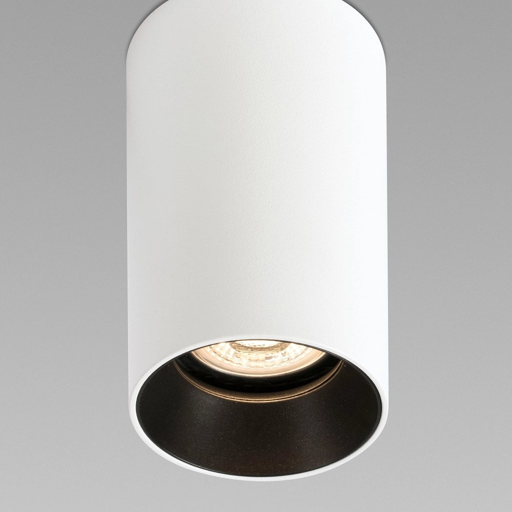 Faro Barcelona - Lampada plafoniera Stan GU10 max 5W - Metallo Verniciato, Installazione a Soffitto, lampadina esclusa - Bianca