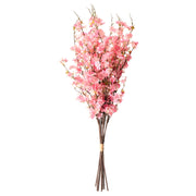 Bouquet di fiori artificiali Fiori di ciliegio rosa Composizione decorativa artificiale 95 cm Decorazione da tavolo fatta a mano Soggiorno Sala da pranzo