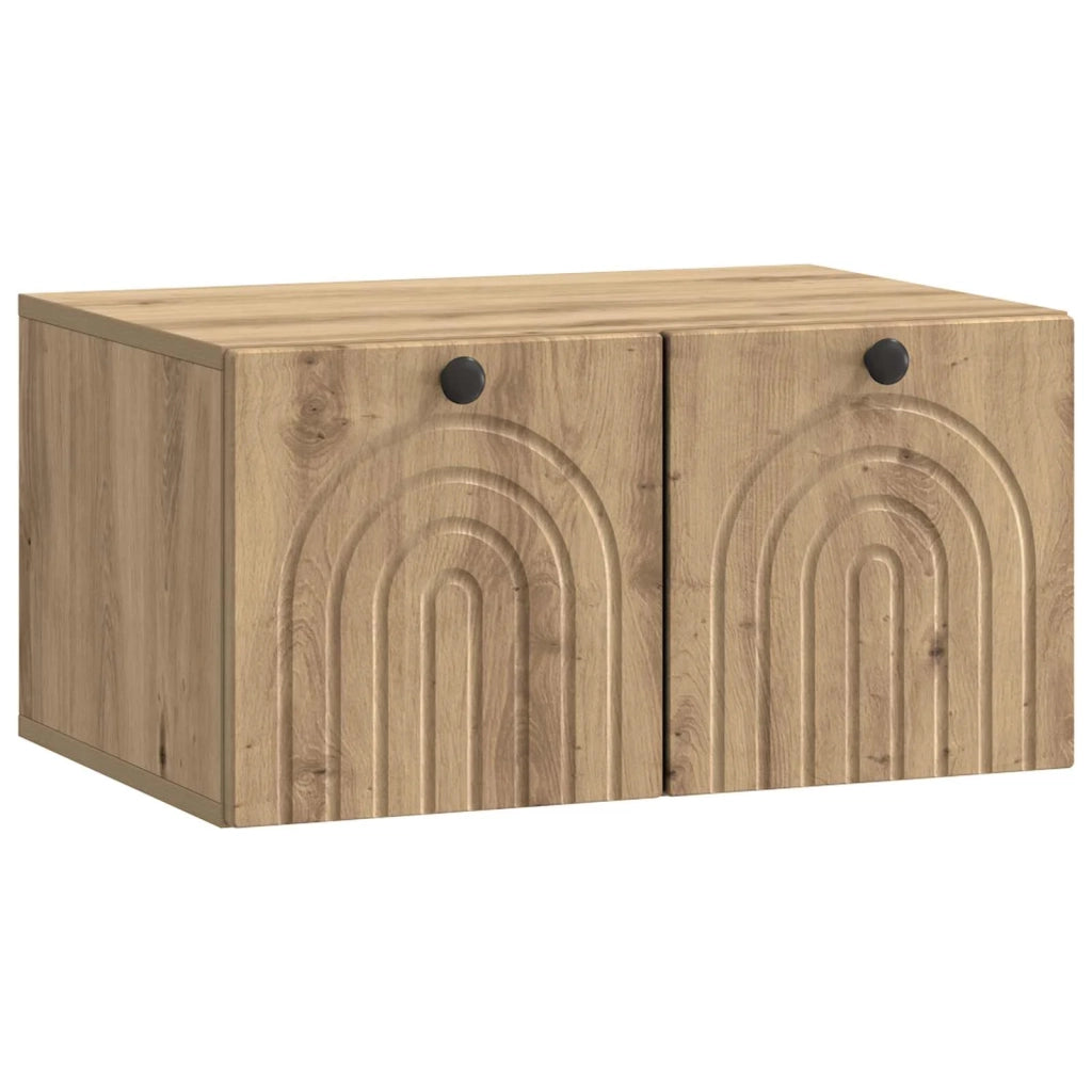 Mobile Porta TV da Muro Rovere Artigianale 59,5 x 41 x 30 cm