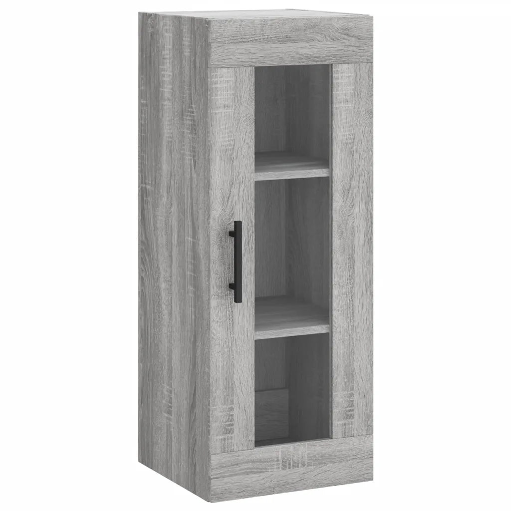 Armadietto a Muro | Mobile a Parete Grigio Sonoma 34,5x34x90 cm