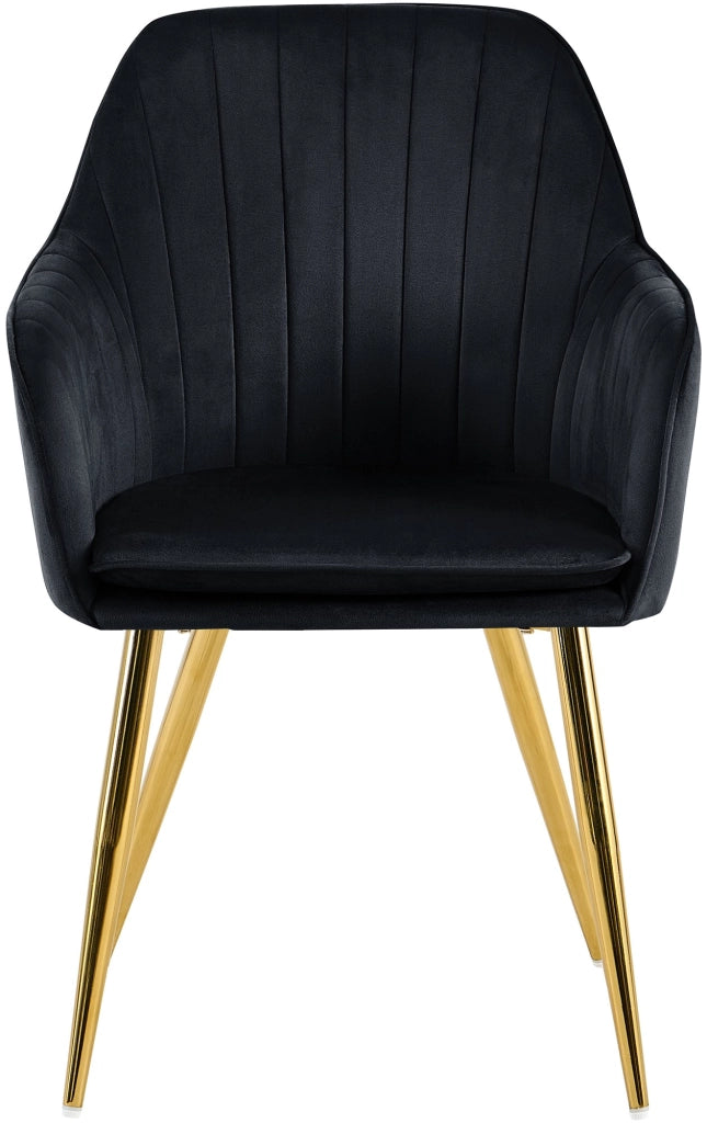 Esszimmerstuhl Cheryl Samt gold