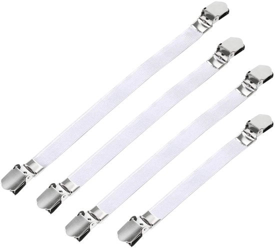 Fermoventi per tavolo - 4 pezzi - Design sottile - Clip per tavolo - Adatti per tessuti - Per uso su tavoli da lavoro