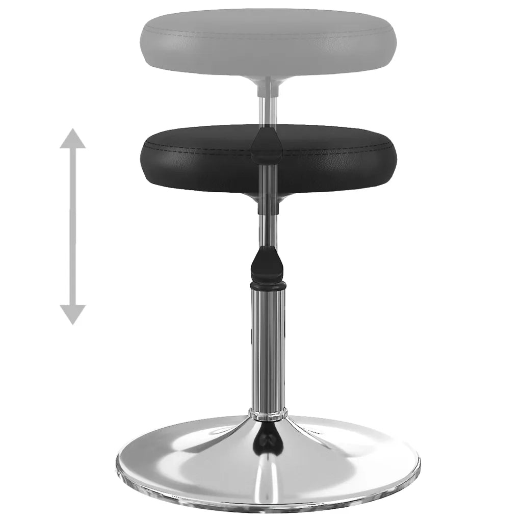 Sedie da Pranzo 4 pz Nere in Similpelle 3085579