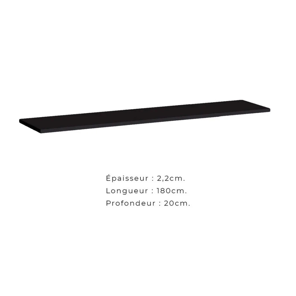 Set di mobili da soggiorno SWITCH XXIV – LED – Nero lucido – Composizione murale design