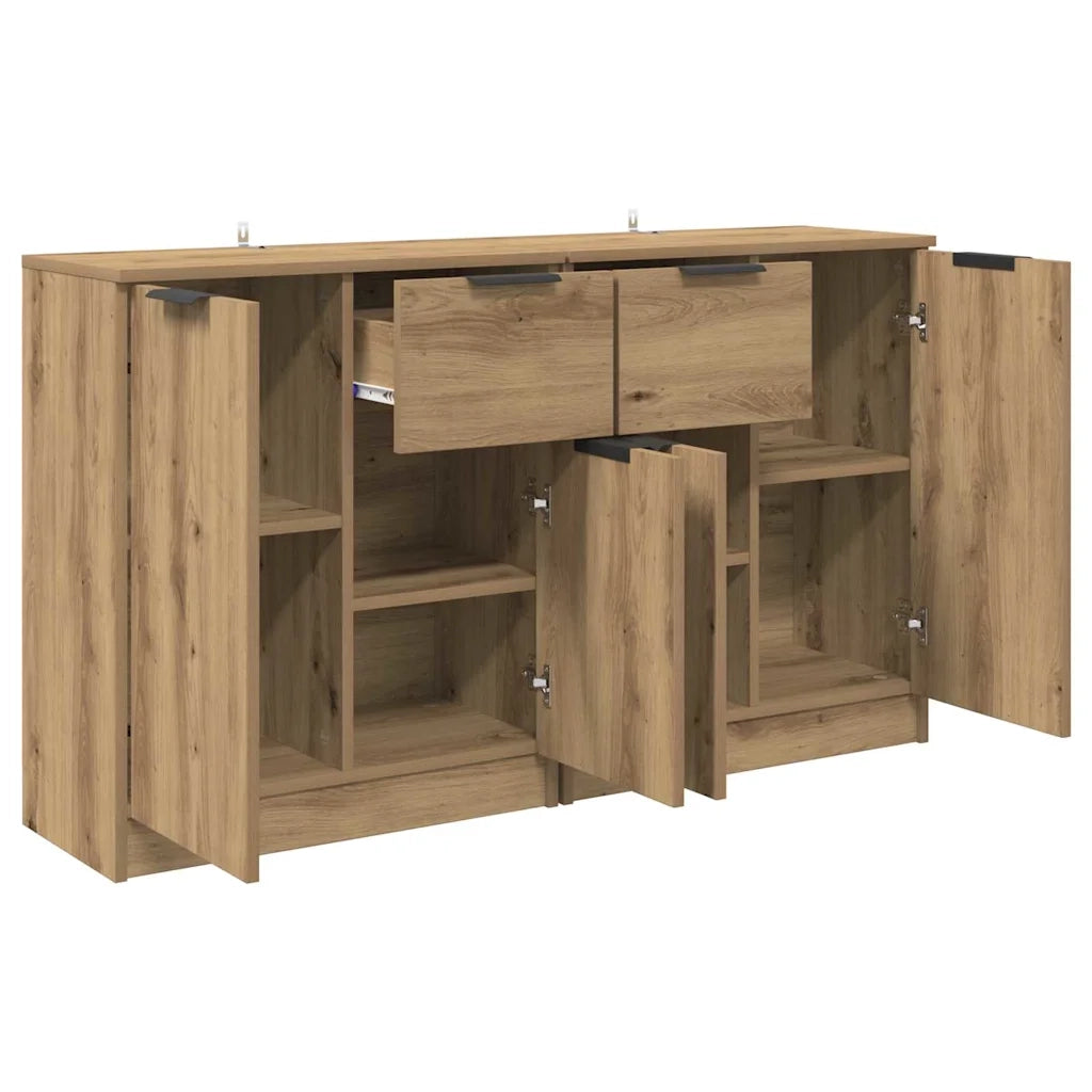 Sideboards 2 pcs Rovere artigianale 60 x 30 x 70 cm 3415583