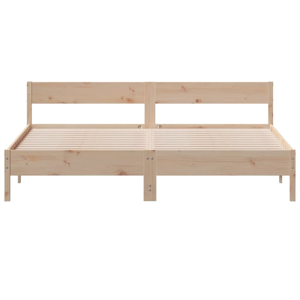 Giroletto senza Materasso 200x200 cm in Legno Massello di Pino 3216209