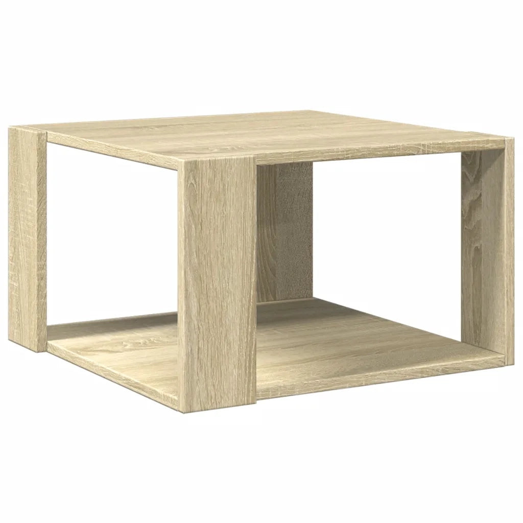 Tavolino salotto | Tavolino da caff¨¨ | Tavolino da Soggiorno Rovere Sonoma 51,5x51,5x30cm Legno Multistrato