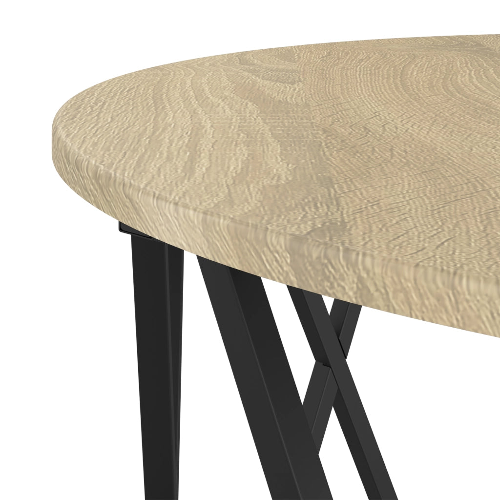 Tavolino da caffÃ¨  in rovere Sonoma 80x80x42 cm in legno ingegnerizzato