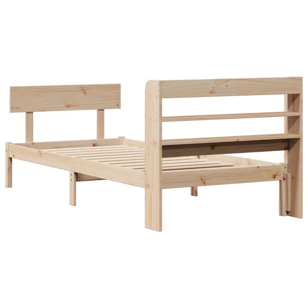 vidaXL Letto senza Materasso 90x200 cm in Legno Massello di Pino