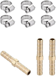 Connettori di gomma adattabili - 6 x 39 mm - Acciaio inox/messing - 3 pezzi