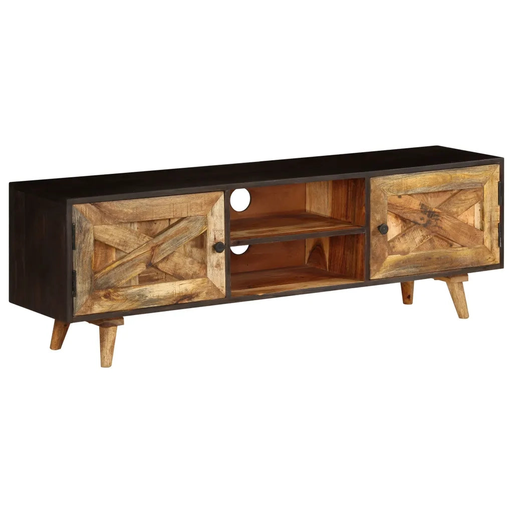 Mobile Porta TV in Legno Massello di Mango 140x30x45 cm cod mxl 59340