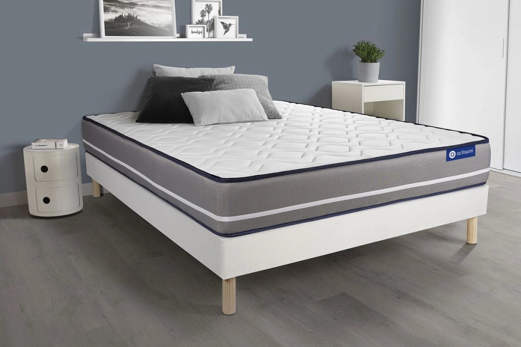 Kit rete e materasso matrimoniale Actiflex pur 90x200cm - Spessore : 20cm - Molle insacchettate - rigido