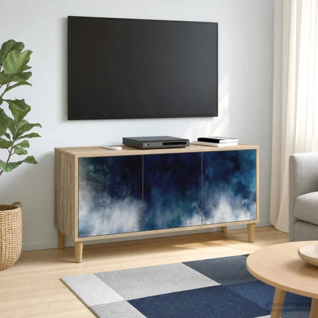 Mobile TV RAALTE 102 x 33 x 50 cm Sonoma Legno ingegnerizzato 8007072