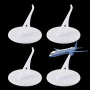 Display standard aereo 4 pezzi - Stand aereo in acrilico - Display standard universale per modelli aerei - Materiale di alta qualità - Dimensioni 6,2 x 6 cm
