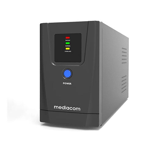 Mediacom ups 650va black - M-UPS651N