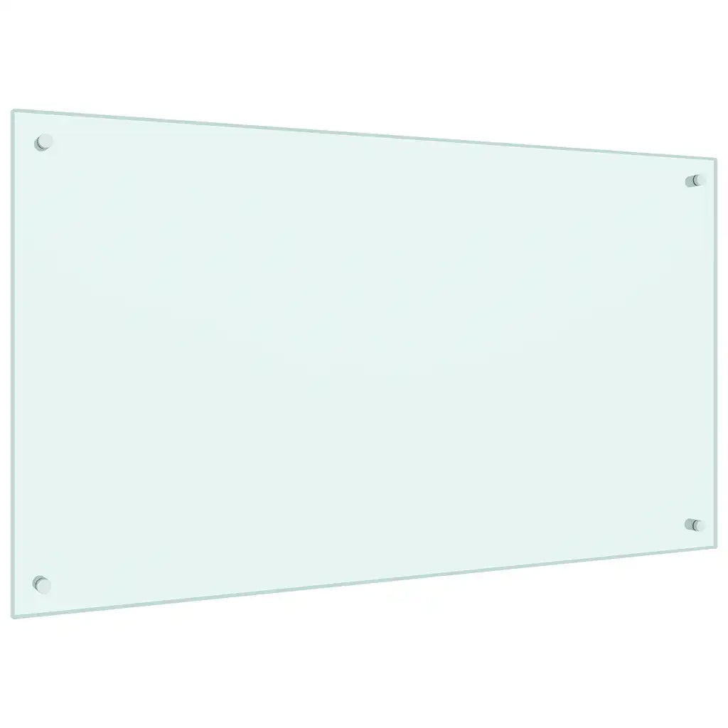 Paraschizzi per Cucina Color Latte 100x60 cm in Vetro Temperato CFW4592465