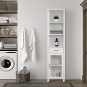 Cassettiere per bagno alta - Mobili per bagno in legno con lavello e 3 ripiani - Cassettiera per bagno alta in legno bianca

Specifiche tecniche:
- Modello: 
- Materiale: Legno
- Colore: Bianco
- Caratteristiche: Con lavello e 3 ripiani