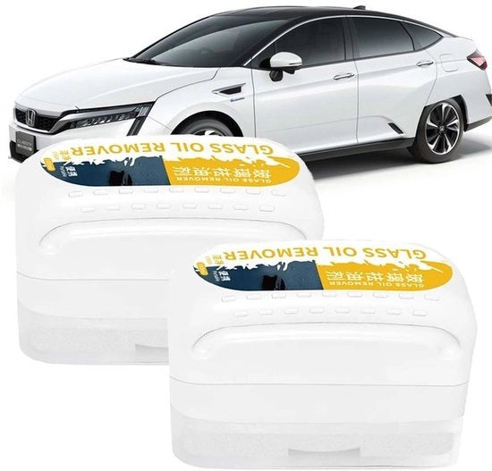 Pulitore a doppio filo multifunzionale per auto per rimuovere film di vetro, pulitore per vetri, pulitore per auto, rimuovitore di film di vetro per parabrezza, pulitore per parabrezza