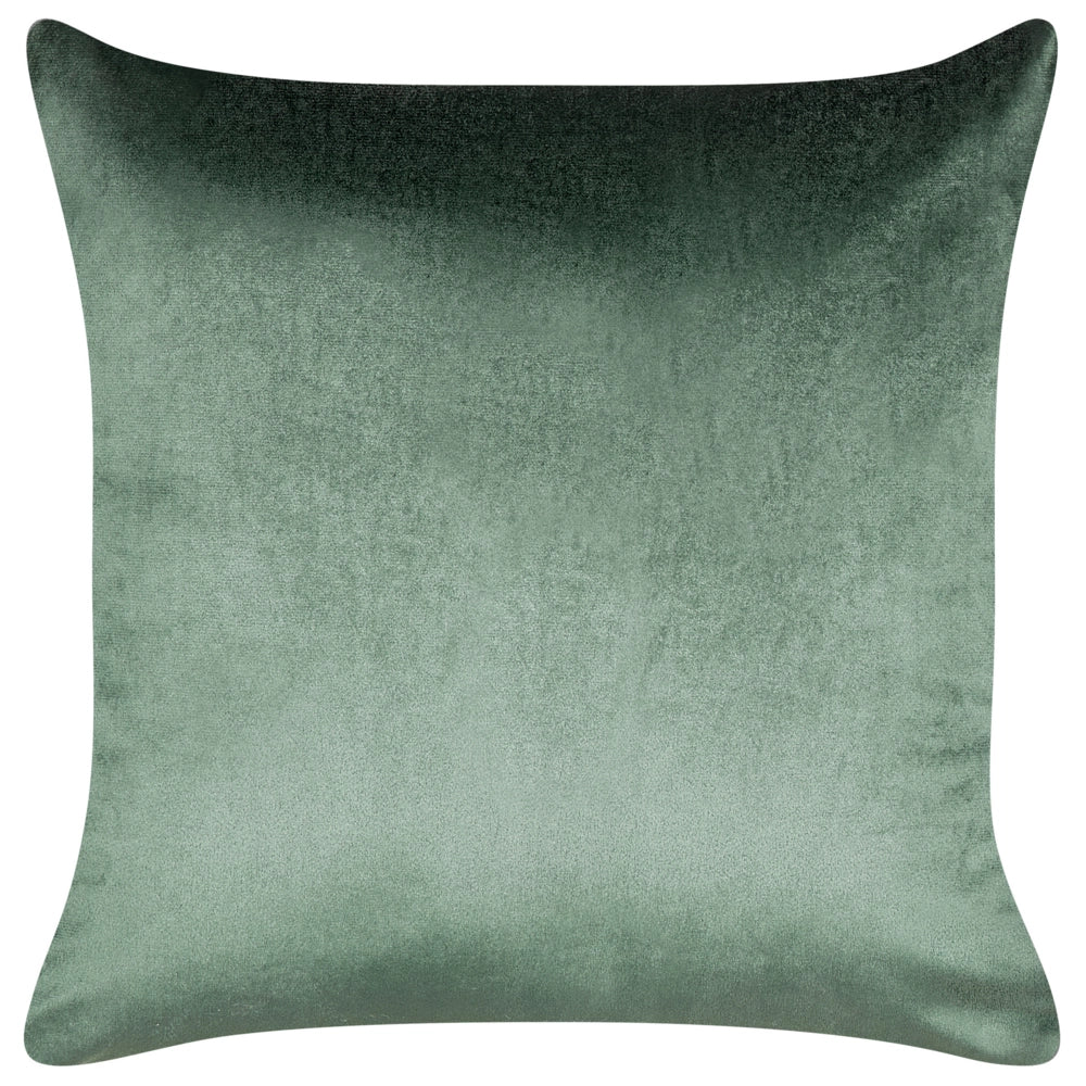 Set di 2 cuscini in tessuto di poliestere trapuntato verde 45 x 45 cm elegante stile classico